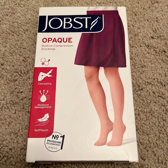 Jobst compression stockings Natural Large Knee - Picture 1 of 5